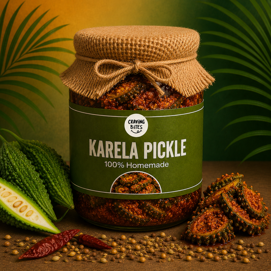 Homemade Karela Pickle